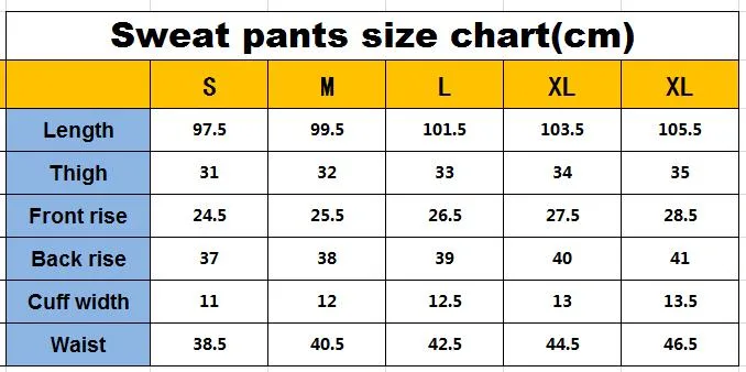 Terry Jogger Sport Streetwear Casual Pants Men Highest Quality Custom Screen Print Sweatpants